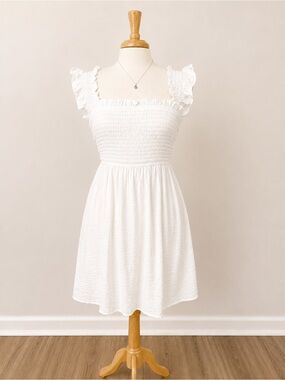 Express White Sundress